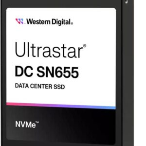 WD Ultrastar DC SN655 WUS5EA1A1ESP7E3 - SSD - 15,36TB - intern - 2.5" (6,4 cm) - U.3 PCIe 4,0 (NVMe) (0TS2463)