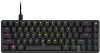 CORSAIR K65 PRO RGB MINI - Tastatur - Hintergrundbeleuchtung - USB - Deutsch - Tastenschalter: CORSAIR OPX RGB (CH-91A401A-DE)