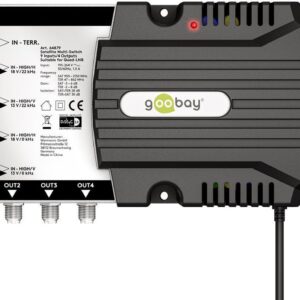 Goobay Sat-Multischalter 9 Eingänge/4 Ausgänge (64879)