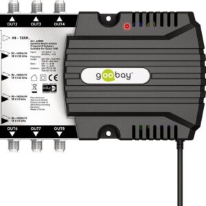 Goobay Sat-Multischalter 9 Eingänge/8 Ausgänge (64880)