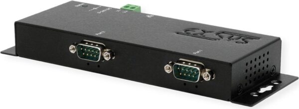 EXSYS GmbH Ethernet zu 2 x RS-232, inkl. 12V/3A Netzteil (EX-6112-2)