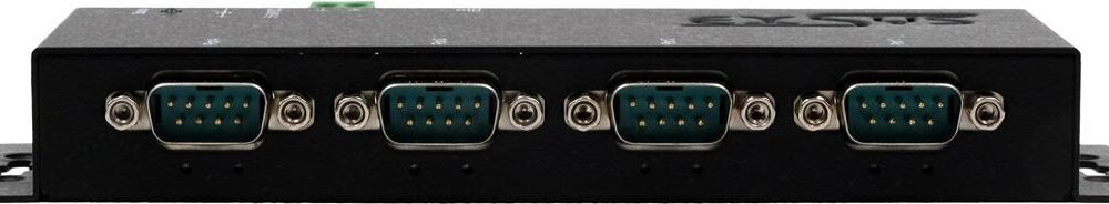 EXSYS GmbH Ethernet zu 4 x RS-232, inkl. 12V/3A Netzteil (EX-6114-2)