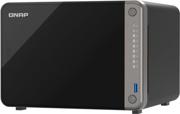 QNAP TS-AI642 - NAS-Server - 6 Schächte - SATA 6Gb/s - RAID RAID 0, 1, 5, 6, 10, 50, JBOD - RAM 8 GB - Gigabit Ethernet / 2.5 Gigabit Ethernet - iSCSI Support