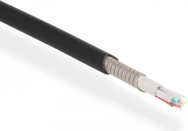 Delock - High Speed - HDMI-Kabel - HDMI männlich zu HDMI männlich - 30,0m - Hybrid Kupfer/Kohlefaser - Schwarz - Active Optical Cable (AOC), Support von 8K 60 Hz, Metallarmierung, bis zu 48 Gbps Datentransferrate (86031)