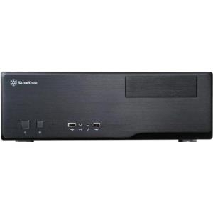 SilverStone Grandia GD05 - Tower - micro ATX - keine Spannungsversorgung (ATX / PS/2) - Schwarz - USB/Audio
