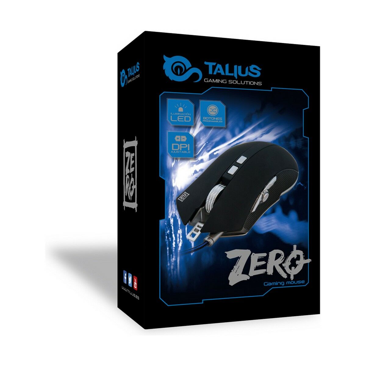 Mouse Gaming Talius ZERO Nero 4000 dpi