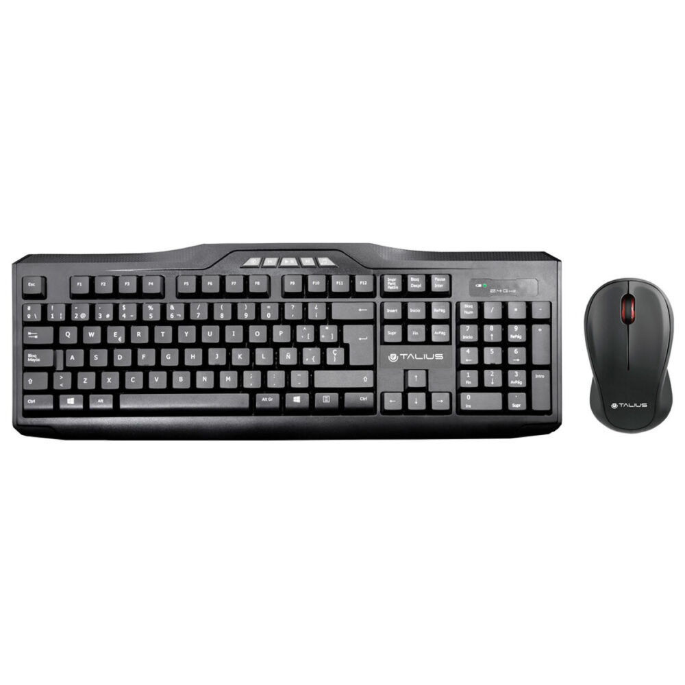 Tastiera e Mouse Talius KB-6001 Nero Qwerty in Spagnolo