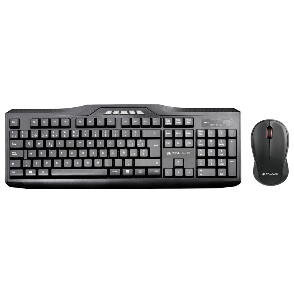 Tastiera e Mouse Talius KB-6001 Nero Qwerty in Spagnolo