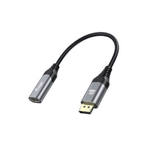 Adattatore DisplayPort con HDMI Equip 133445 Nero Dorato 15 cm