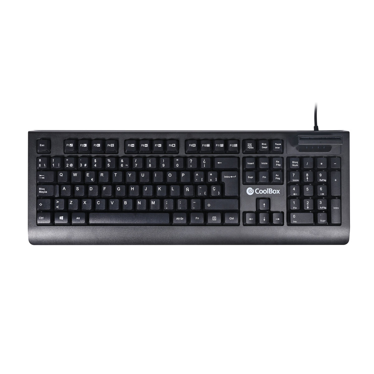 Tastiera CoolBox COO-TEC04DNI Nero Qwerty in Spagnolo