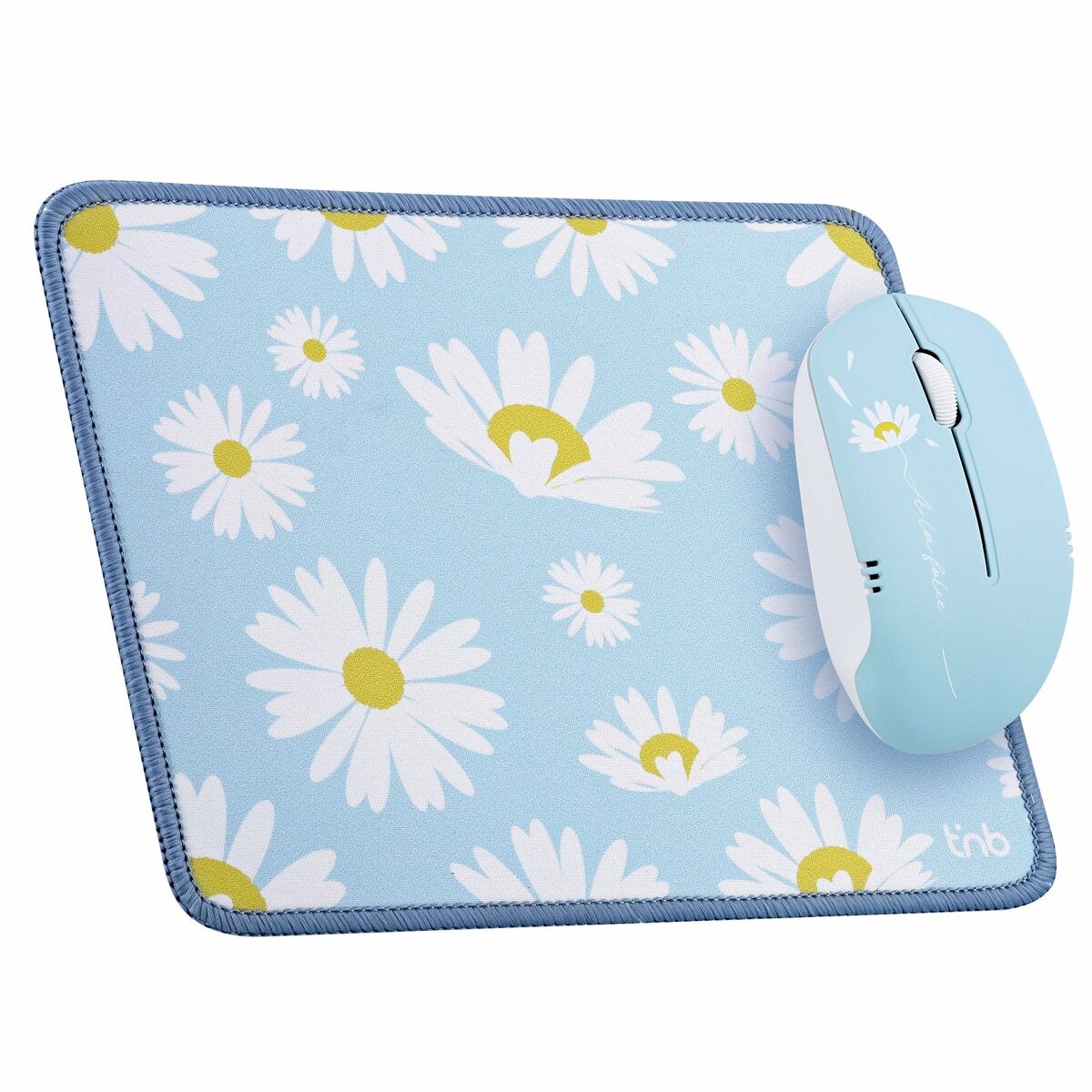 Mouse e Tappetino Gaming T'NB DAISY Azzurro