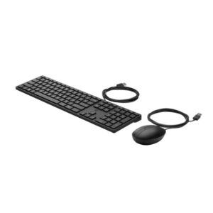 Tastiera e Mouse HP Combo 320 Qwerty in Spagnolo Nero
