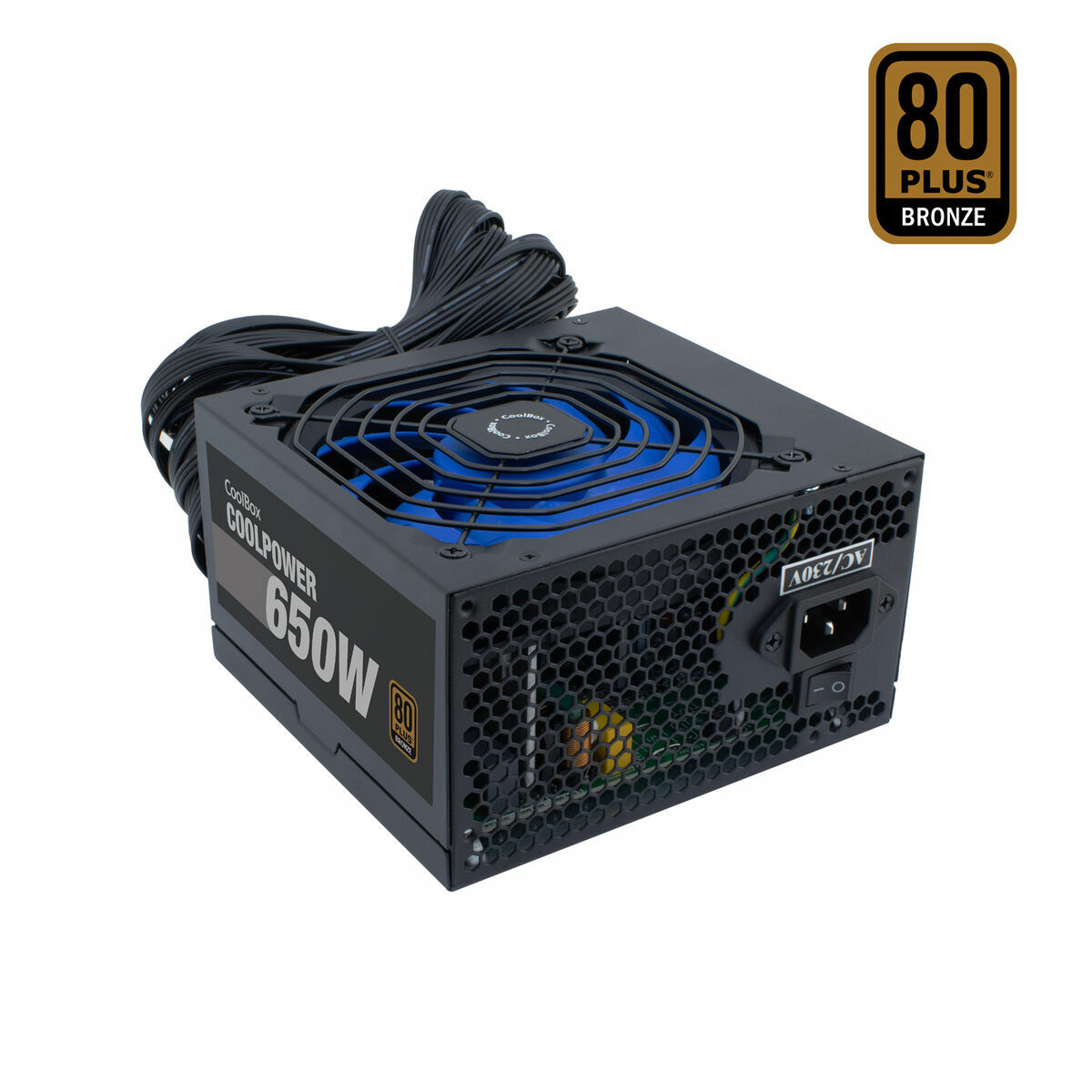 Fonte di Alimentazione CoolBox COO-FACPO-650 650 W 80 Plus Bronze