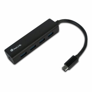 Hub USB 4 Porte NGS WONDERHUB4 Nero 5 Gbps