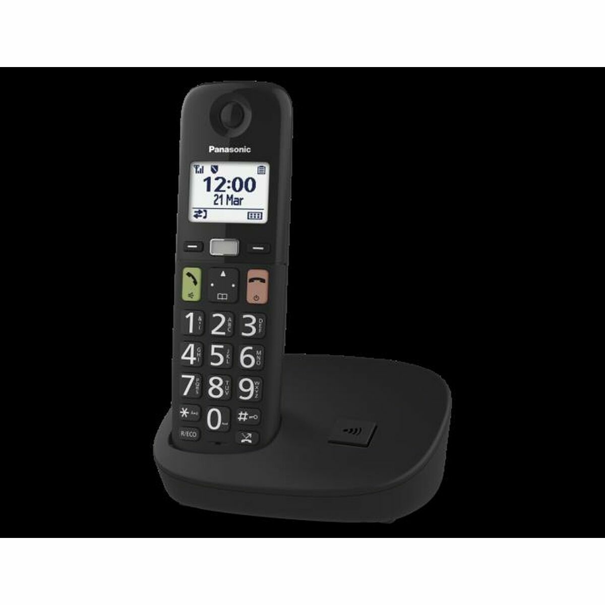 Telefono Senza Fili Panasonic KX-TGU110EXB Nero