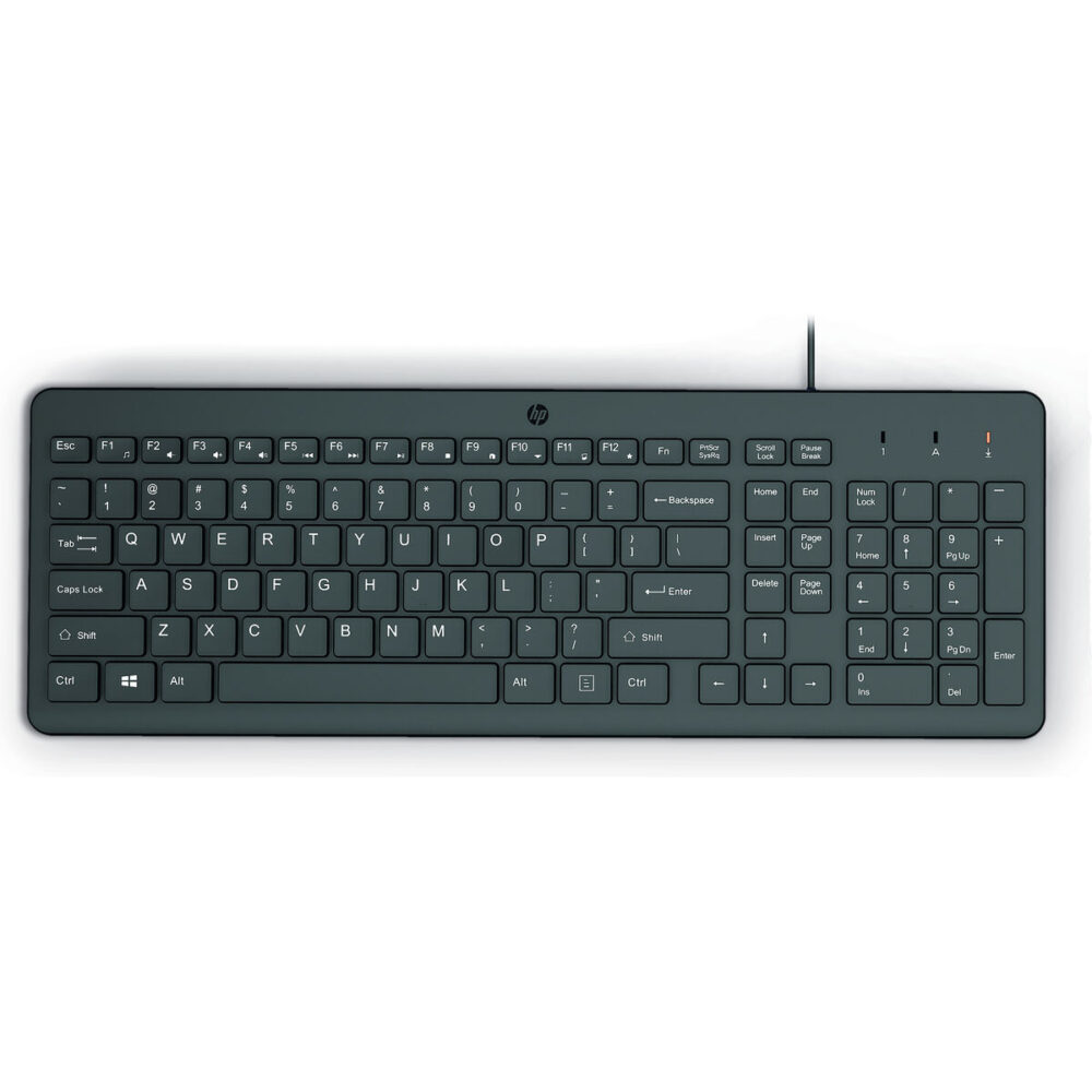 Tastiera HP 150 Nero Qwerty in Spagnolo