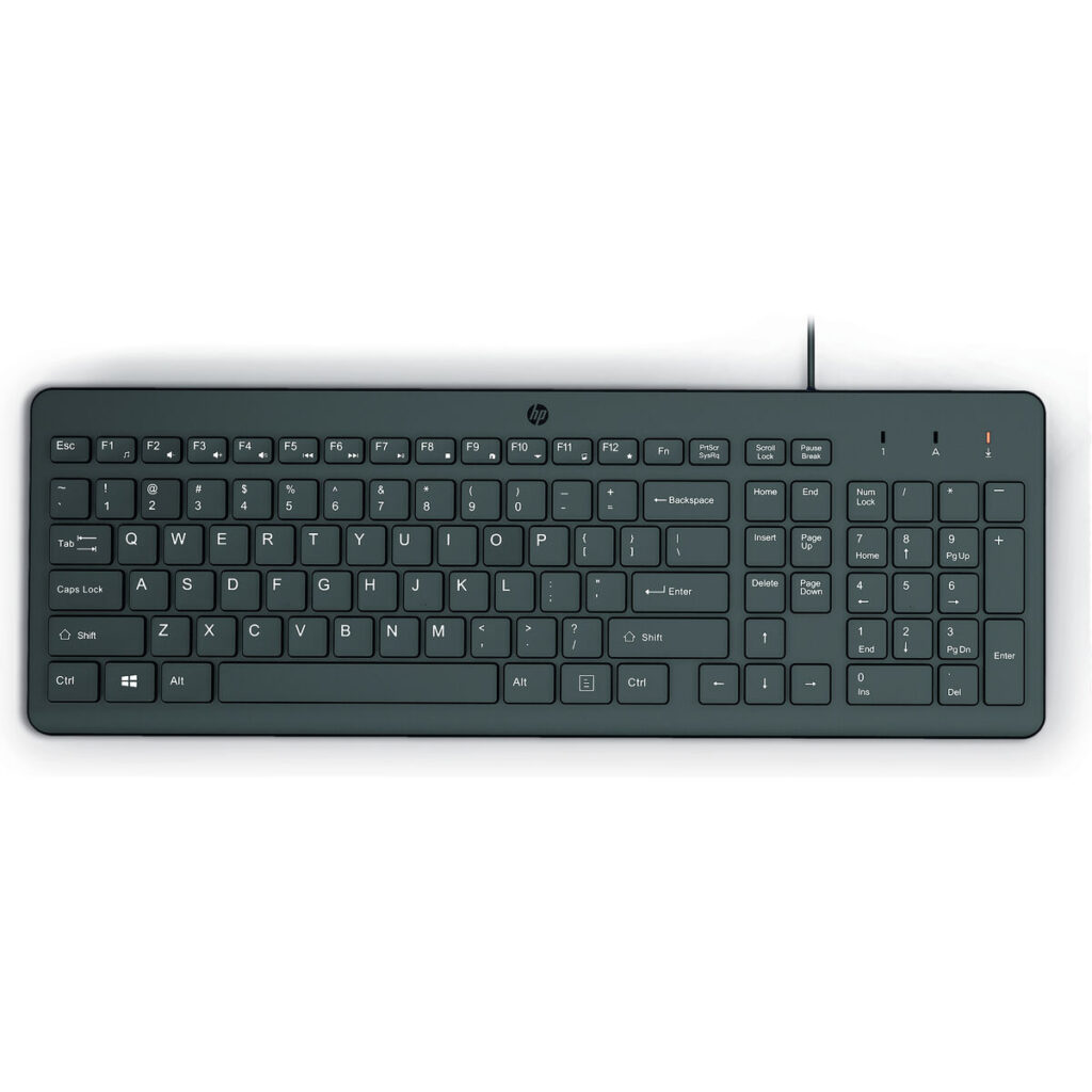 Tastiera HP 150 Nero Qwerty in Spagnolo