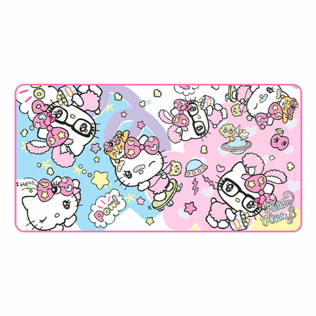 Tappetino per Mouse KONIX KONIX XXL HELLO KITTY Multicolore