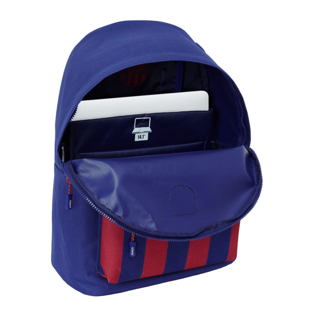 Zaino per Portatile F.C. Barcelona 24/25 Rosso Granato Blu Marino 31 x 41 x 16 cm 14,1"
