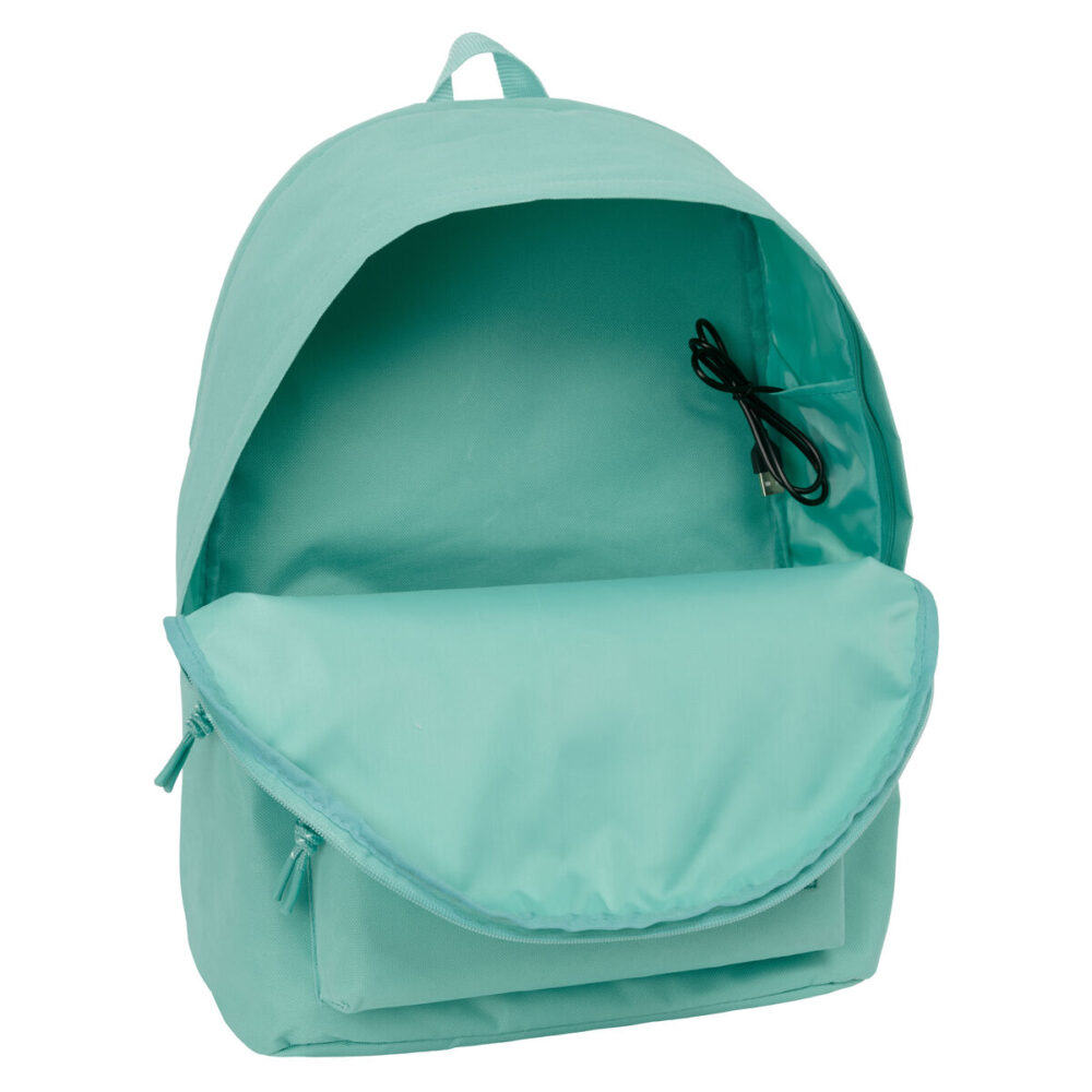 Zaino per Portatile F.C. Barcelona Verde 31 x 44 x 18 cm