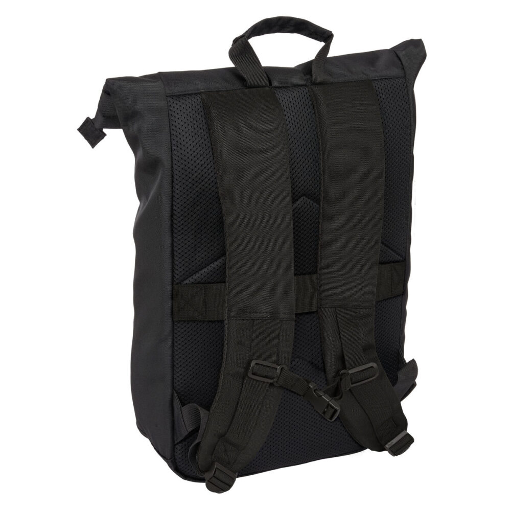 Zaino per Portatile Real Madrid C.F. Nero 28 x 42 x 13 cm