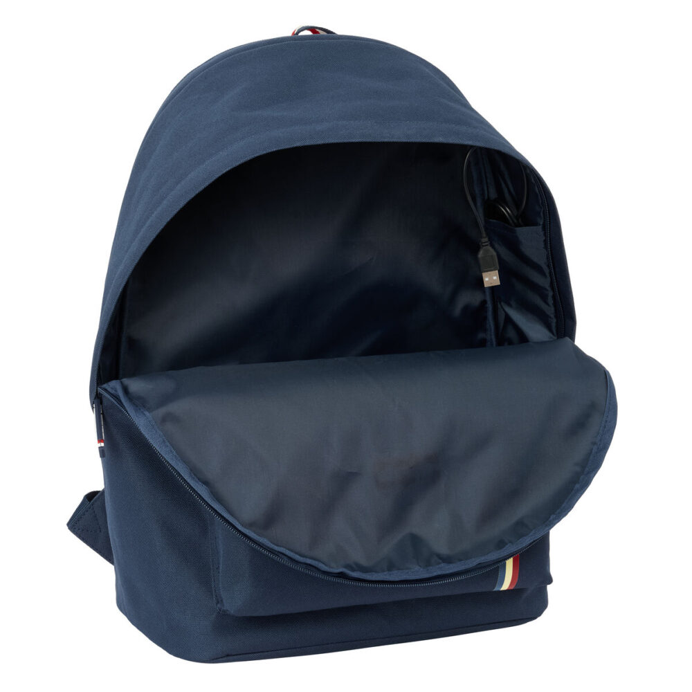 Zaino per PC Portatile e Tablet con Uscita USB El Ganso Eclipse Blu Marino