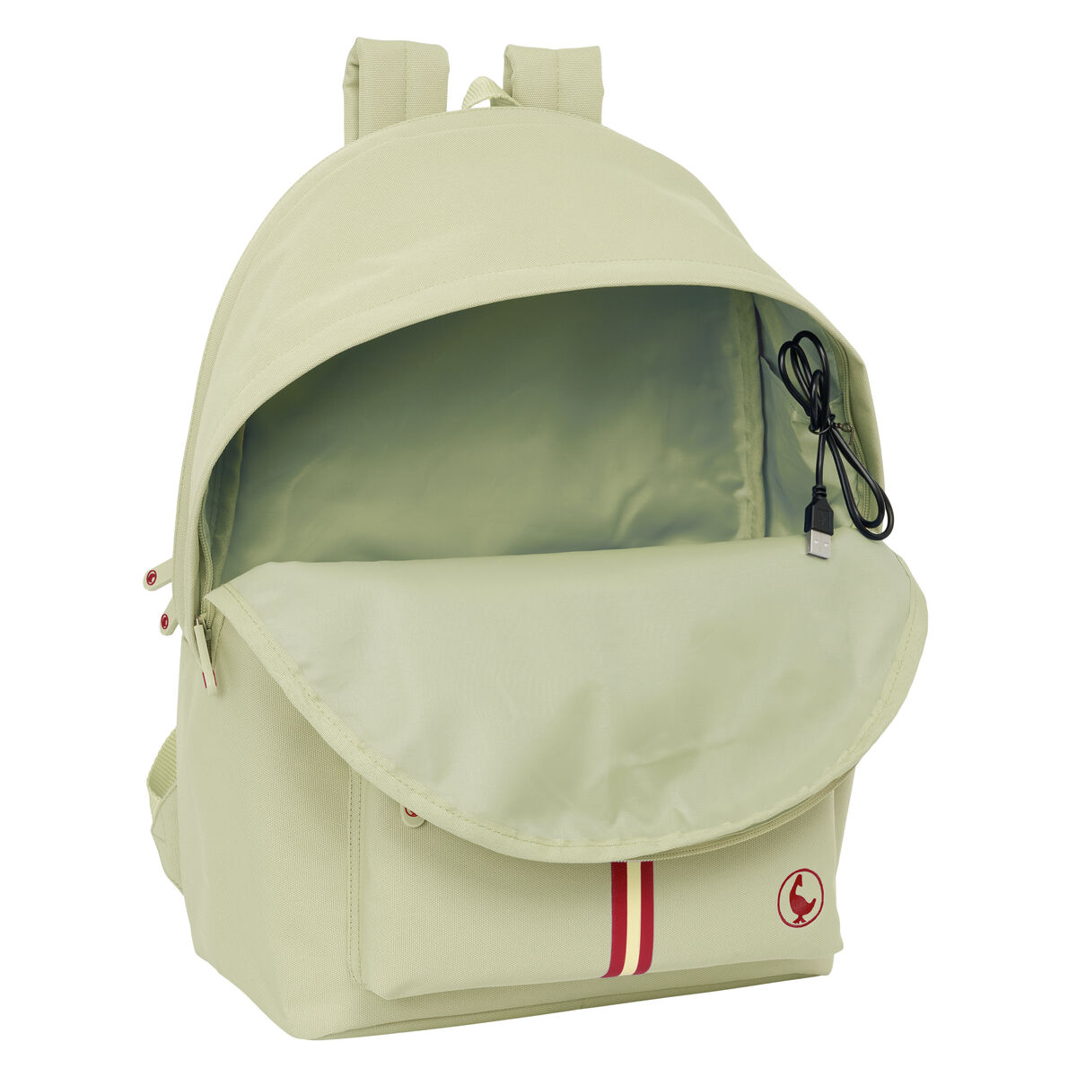 Zaino per PC Portatile e Tablet con Uscita USB El Ganso Basics Beige