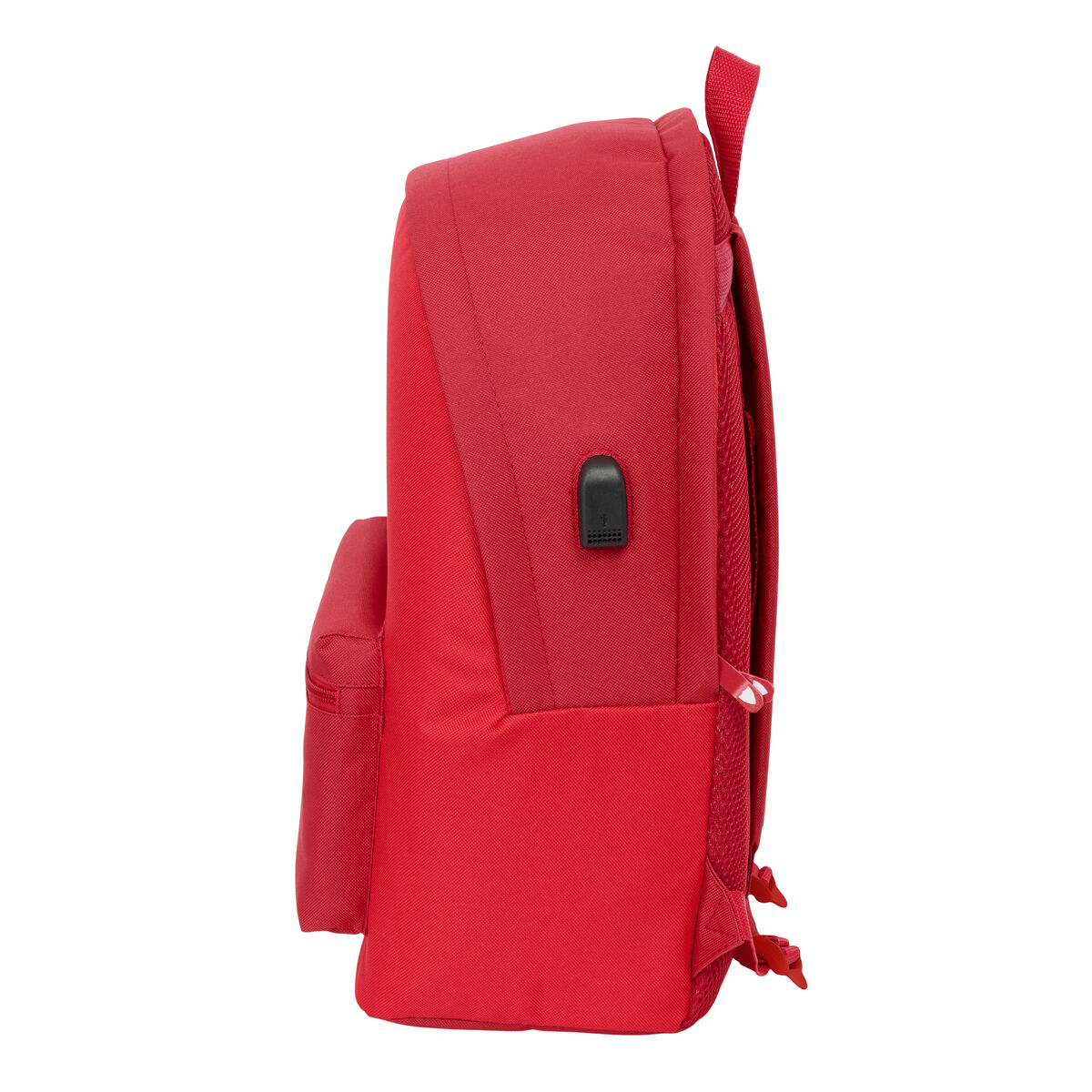 Zaino per PC Portatile e Tablet con Uscita USB Sevilla Fútbol Club Rosso