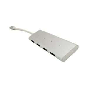 Hub USB C CoolBox COO-HUC4U3 Alluminio