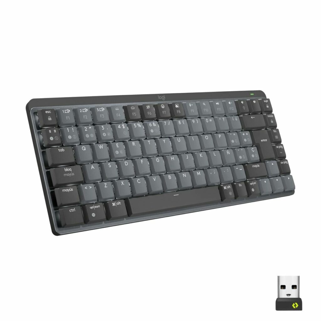 Tastiera Bluetooth Logitech 920-010780 Inglese EEUU Nero Grigio QWERTY Qwerty US International
