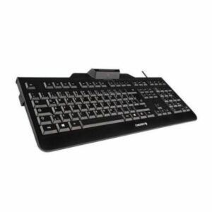 Tastiera con Lettore Cherry JK-A0100ES-2 Nero QWERTY