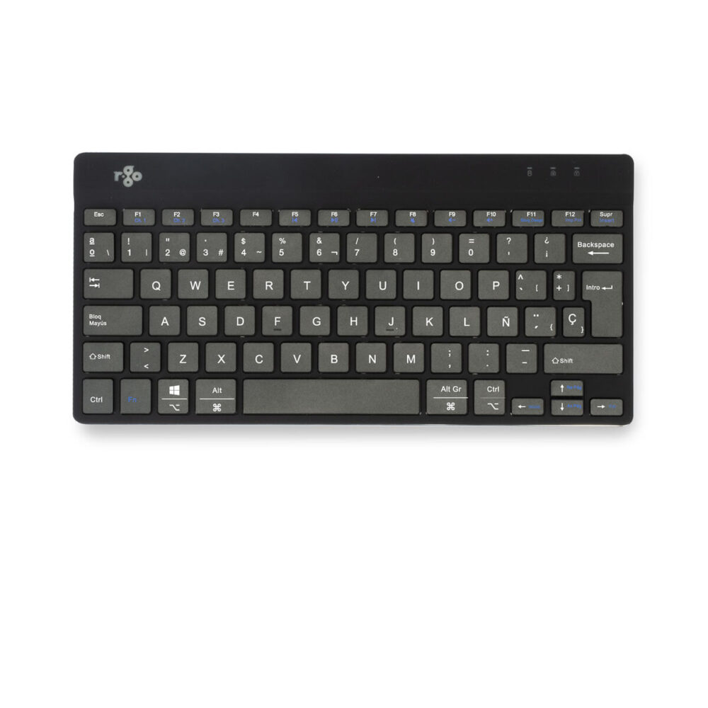 Tastiera R-Go RGOCOESWLBL Nero Qwerty in Spagnolo