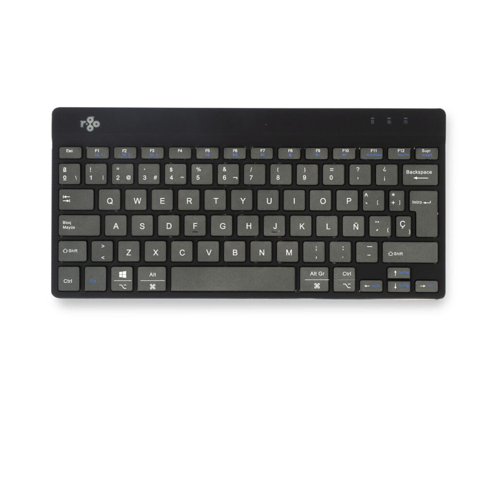 Tastiera R-Go RGOCOESWLBL Nero Qwerty in Spagnolo
