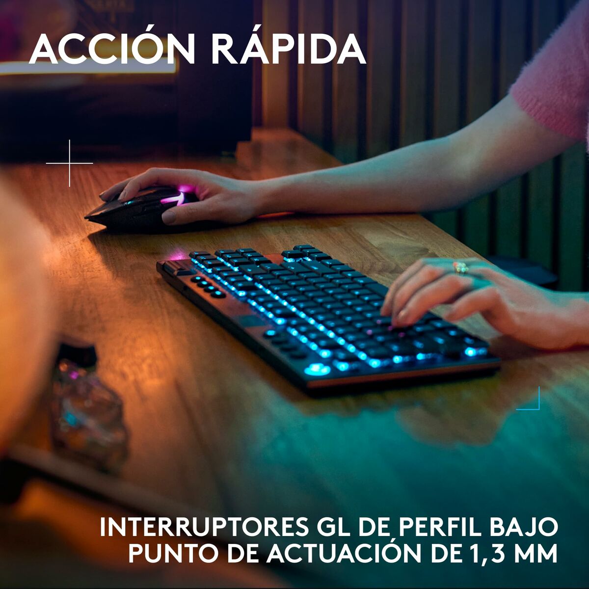 Tastiera e Mouse Logitech 920-012723 Nero