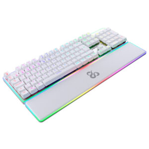 Tastiera Newskill NS-KB-GUNGNYR-GAT-RE Bianco Qwerty in Spagnolo QWERTY