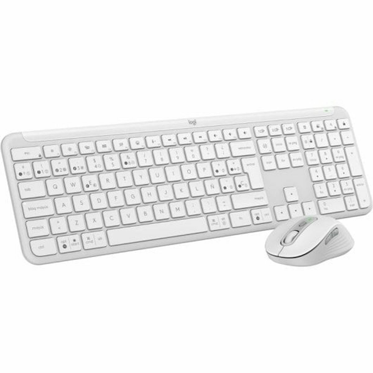 Tastiera e Mouse Logitech 920-012596 Bianco Spagnolo QWERTY