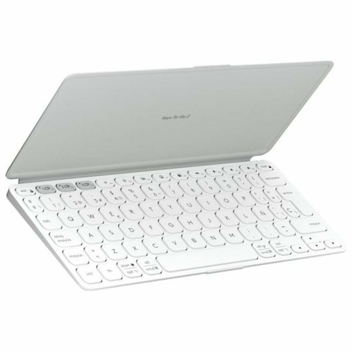 Tastiera Logitech 920-012974 Bianco Grigio QWERTY