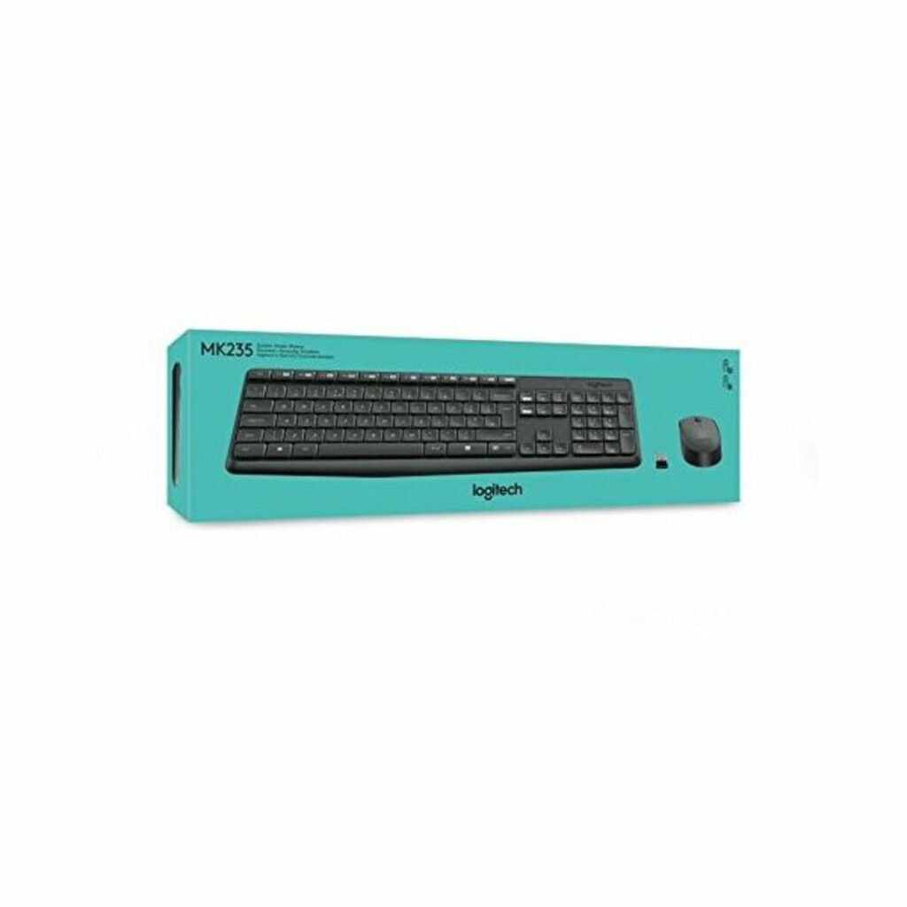 Tastiera e Mouse Wireless Logitech 920-007919 Nero Grigio Spagnolo Qwerty in Spagnolo QWERTY