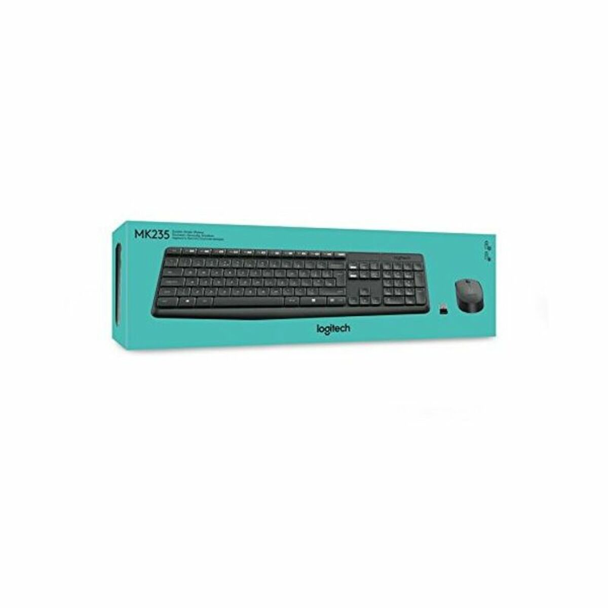 Tastiera e Mouse Wireless Logitech 920-007919 Nero Grigio Spagnolo Qwerty in Spagnolo QWERTY