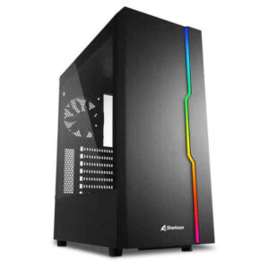 Case computer desktop ATX Sharkoon RGB Slider Colore:Nero