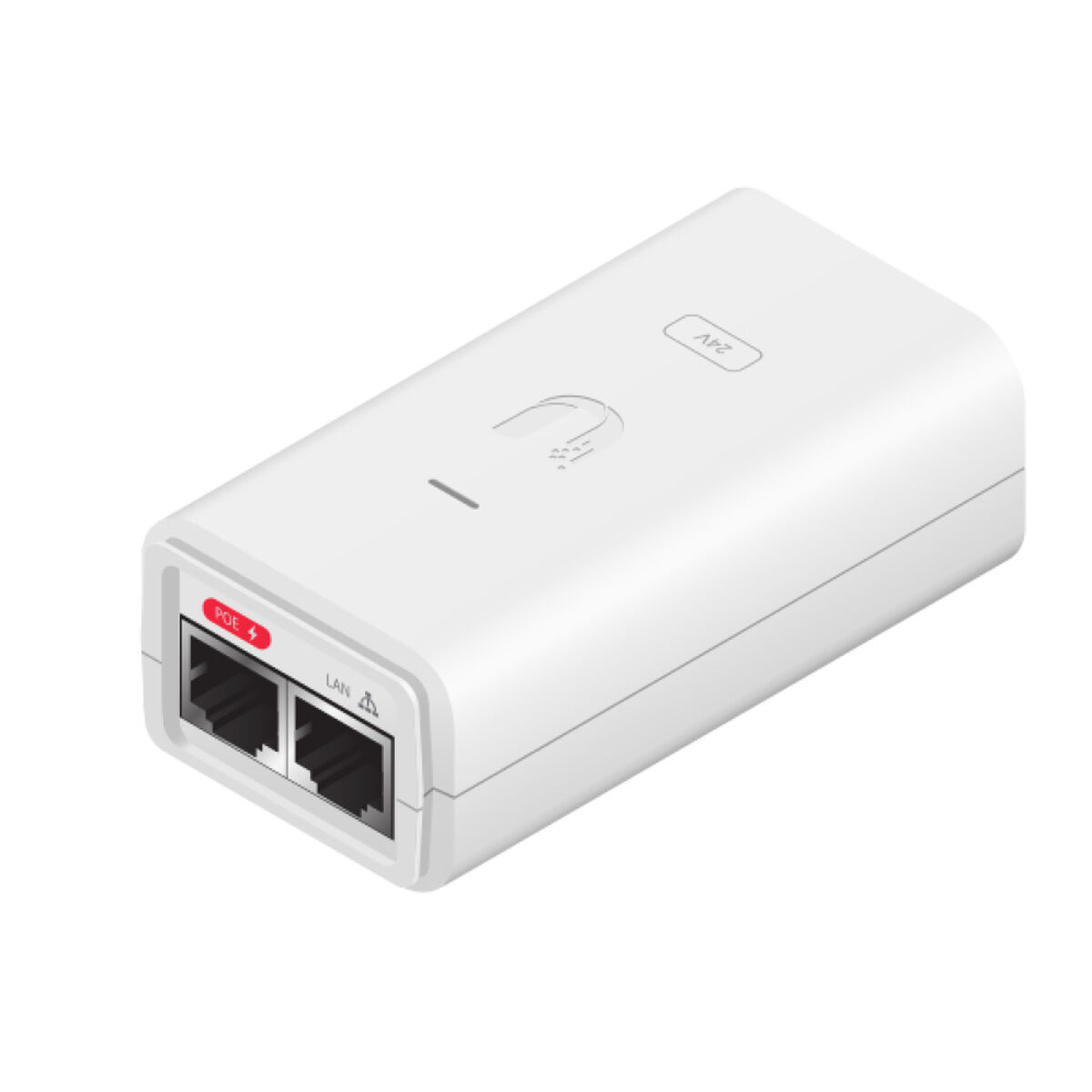 Cavo di Rete Rigido UTP Categoria 6 UBIQUITI POE-24-12W-G-WH Bianco