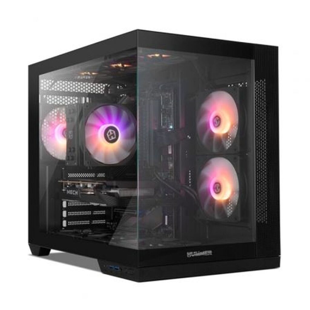 Case computer desktop ATX Nox-Xtreme NXHUMMERASTRANEOBK Nero