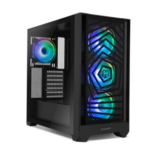 Case computer desktop ATX Nox-Xtreme NXHUMMERPLASMA Nero