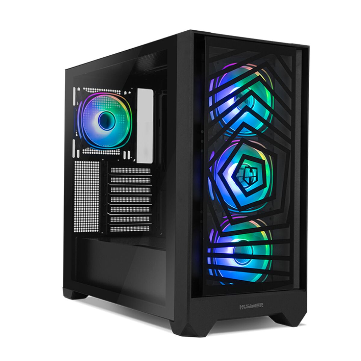 Case computer desktop ATX Nox-Xtreme NXHUMMERPLASMA Nero