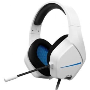 Auricolari con Microfono Krom NXKROMKOPAMOVEWH Bianco Nero