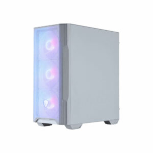 Case computer desktop ATX MSI MAG FORGE M100R WHITE Bianco Acciaio Vetro Temperato