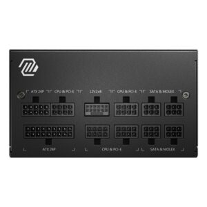 Fonte di Alimentazione MSI 306-7ZP8E11-CE0 750 W 110 W 80 Plus Gold