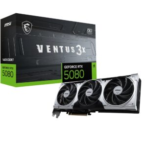Scheda Grafica MSI GEFORCE RTX 5080 16G VENTUS 3X OC PLUS 16 GB