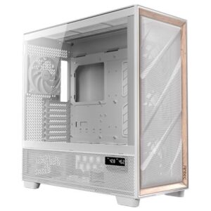 Case computer desktop ATX Antec FLUX PRO White EUV Bianco Legno
