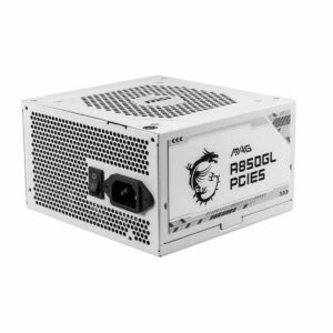Fonte di Alimentazione MSI MAG A850GL PCIE5 WHITE 850 W 80 Plus Gold